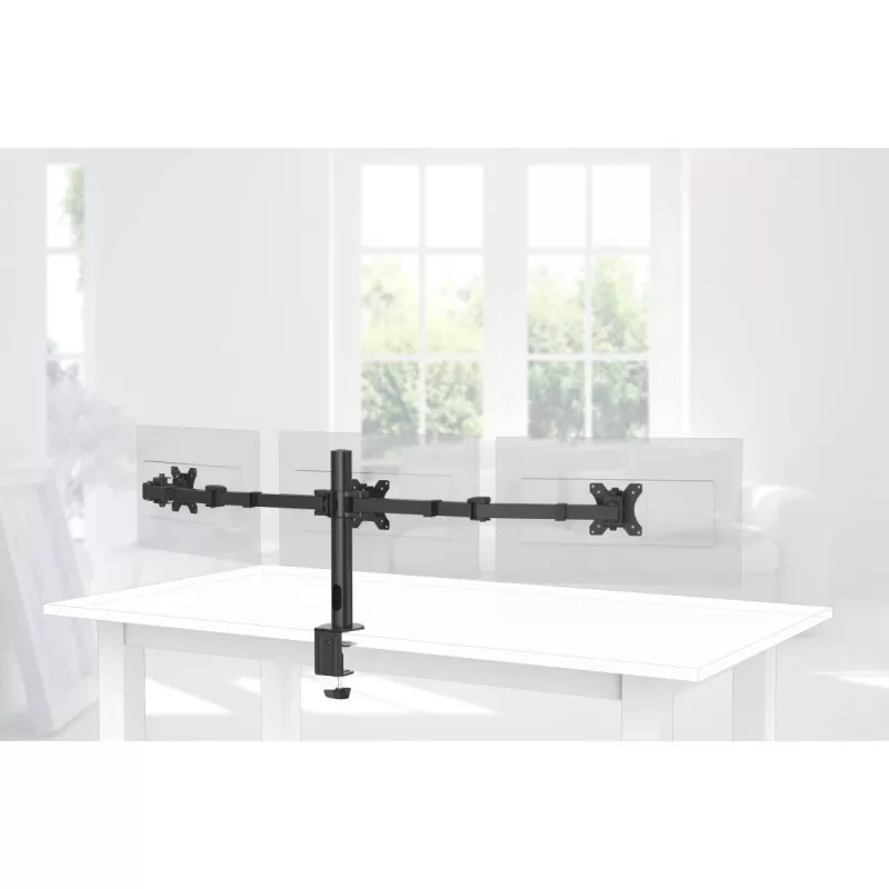 Hama 00118495 uchwyt do monitora / stojak 68.6 cm (27 cali) Biurko Czarny