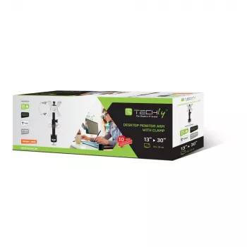 Uchwyt do monitora Techly ICA-LCD-500BK 76.2 cm (30 cali) biurkowy czarny