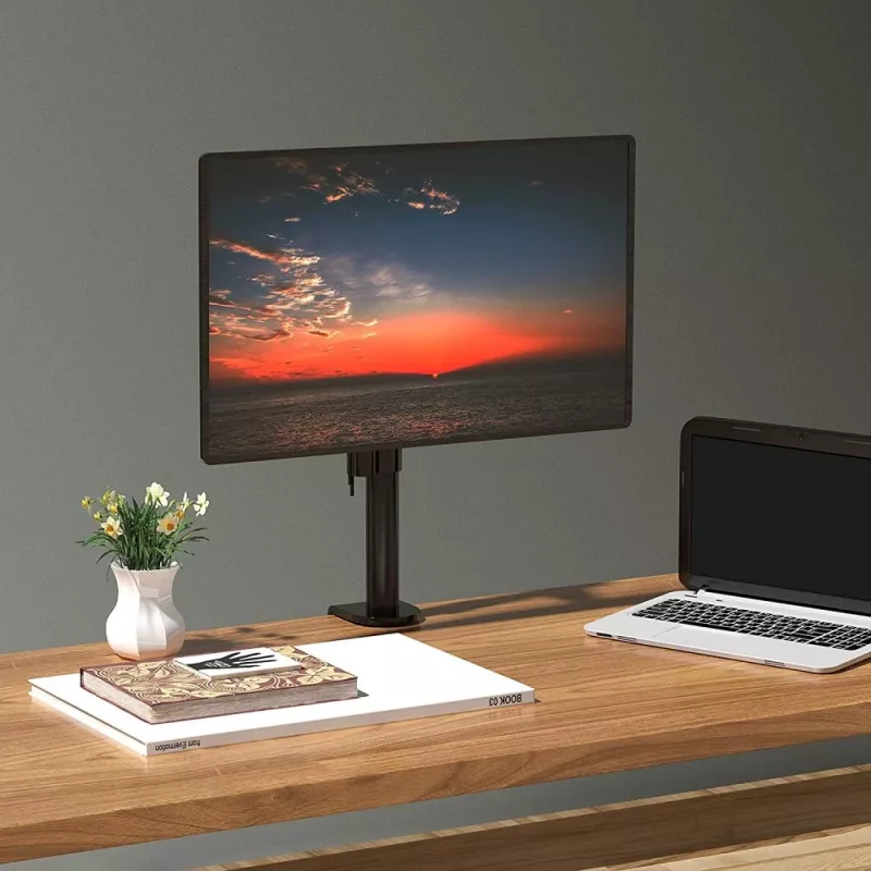 Uchwyt do monitora Techly ICA-LCD-500BK 76.2 cm (30 cali) biurkowy czarny