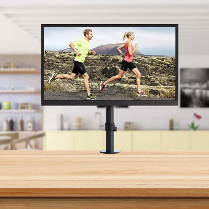 Uchwyt do monitora Techly ICA-LCD-500BK 76.2 cm (30 cali) biurkowy czarny