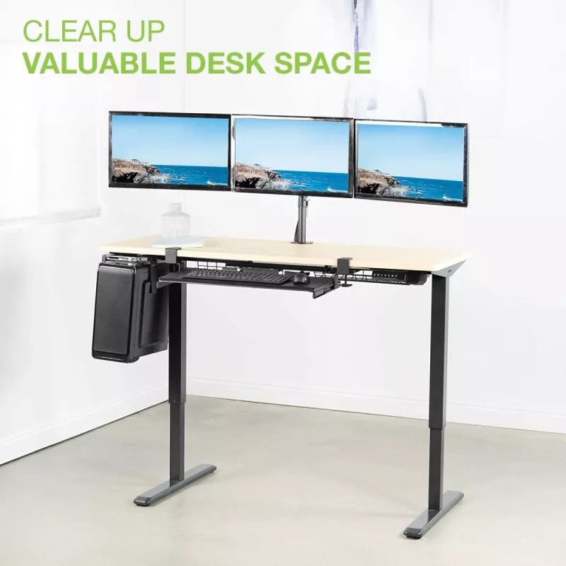 Stojak biurkowy Techly 13-24 cali na 3 monitory z terminalem” ICA-LCD 482-T