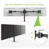 Stojak biurkowy Techly 13-24 cali na 3 monitory z terminalem” ICA-LCD 482-T