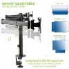 Stojak biurkowy Techly 13-24 cali na 3 monitory z terminalem” ICA-LCD 482-T