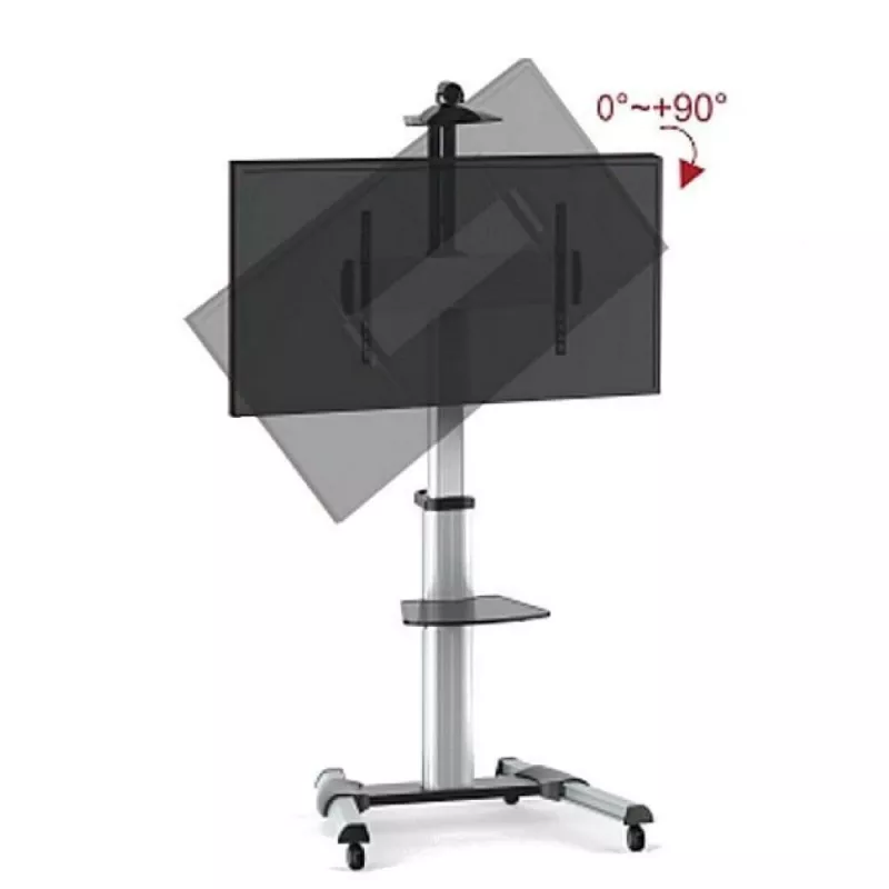 Wózek podłogowy Techly do LCD / LED / Plasma 37-70 z półką ” ICA-TR15