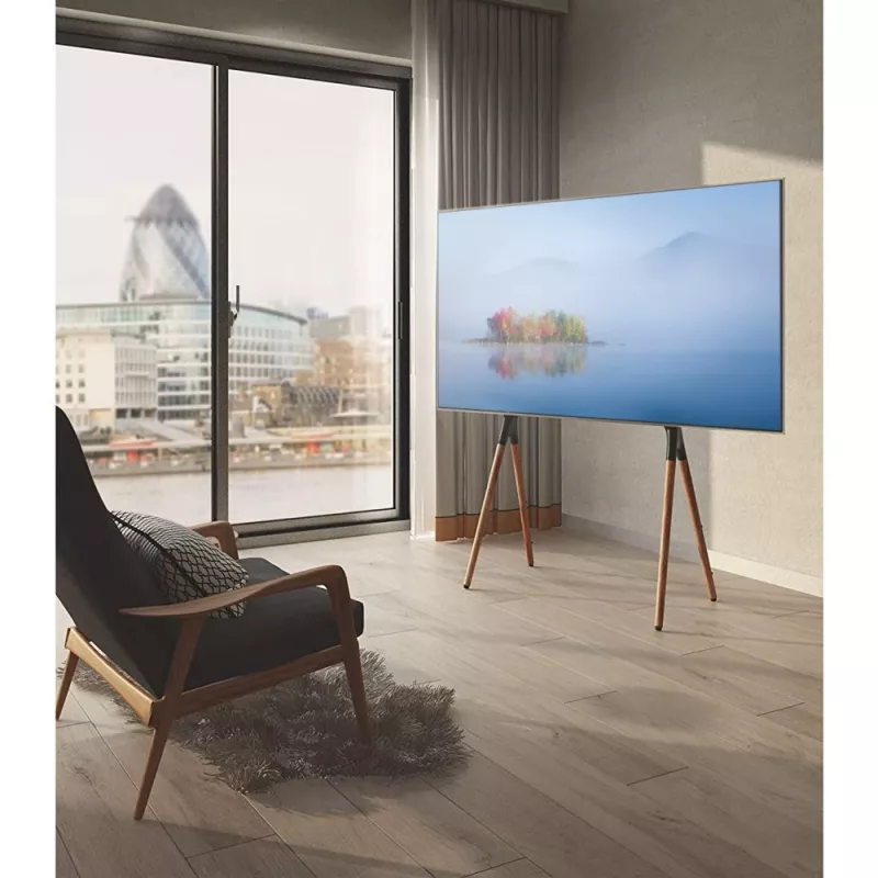 Techly Stojak podłogowy do telewizorów LCD/LED/plazmowych 49–70 cali w stylu trójnoga