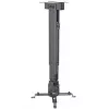 Manhattan Projector Mount, Ceiling or Wall, Tilt & Swivel, Height Range: 43-65cm, Max 20kg, Czarny, Lifetime Warranty