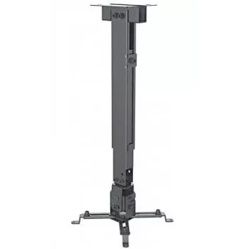 Manhattan Projector Mount, Ceiling or Wall, Tilt & Swivel, Height Range: 43-65cm, Max 20kg, Czarny, Lifetime Warranty