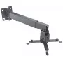 Manhattan Projector Mount, Ceiling or Wall, Tilt & Swivel, Height Range: 43-65cm, Max 20kg, Czarny, Lifetime Warranty