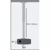 Techly Przedłużenie do montażu sufitowego projektora 60-102 cm Srebrny ICA-PM 102XL