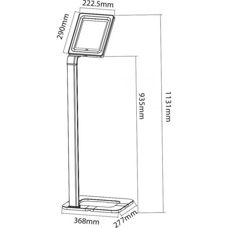 Obudowa zabezpieczająca do tabletu Techly ICA-TBL-1501 25,6 cm 10,1 cala biała
