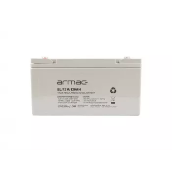 Szczelny akumulator żelowy VRLA ARMAC BL/12V/120AH — 12 V 120 Ah, long-life