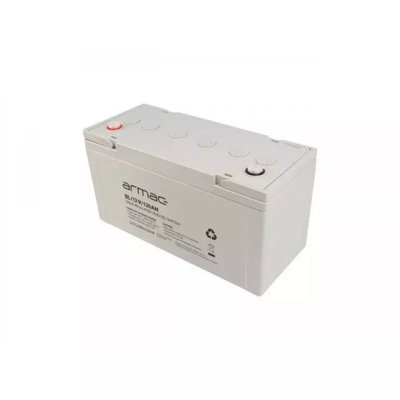 Szczelny akumulator żelowy VRLA ARMAC BL/12V/120AH — 12 V 120 Ah, long-life