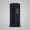 Uninterruptible Power Supply CYBERPOWER Tracer III VP1000ELCD-FR, Line-Interactive 1 kVA (550 W), 4 gniazda typu E, LCD, USB, RS-232