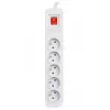 Listwa zasilająca ARMAC ARC 5 — 5 gniazd, kabel 1,5 m, szara