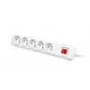 Listwa zasilająca ARMAC ARC 5 — 5 gniazd, kabel 3 m, szary