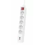 Hama 44133758 listwa zasilająca 1,4 m 5 gniazd AC Wewnętrzna Biała