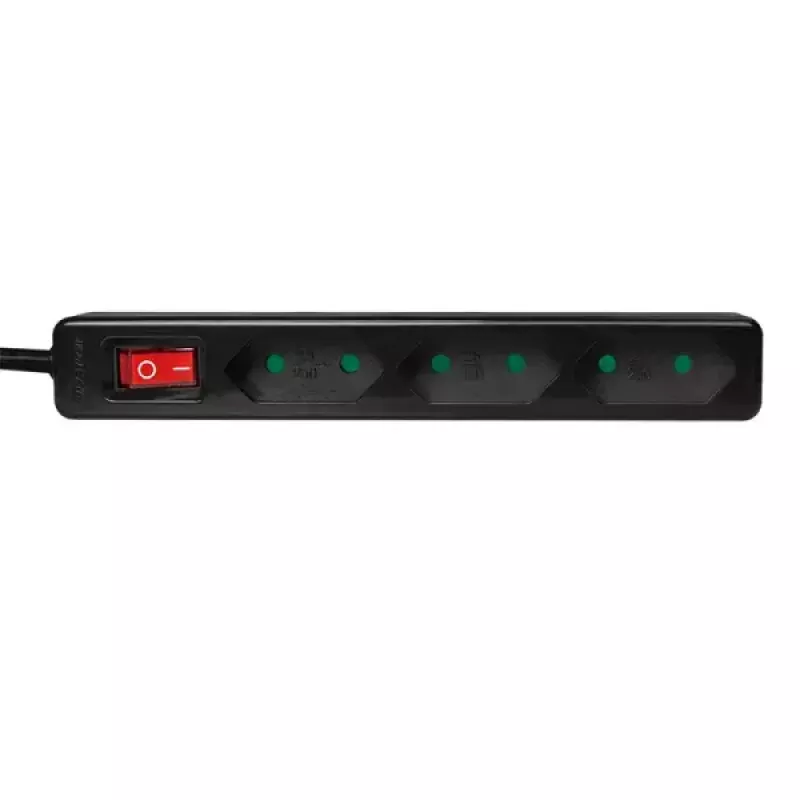 Listwa zasilająca LogiLink LPS230B 1,5 m 3 gniazda AC czarna