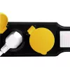 Przedłużacz ogrodowy LogiLink LPS253 1,5 m 3 gniazda AC Outdoor Czarny żółty