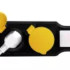 Przedłużacz zasilający LogiLink LPS254 1.5m 4 gniazda AC Outdoor czarno-żółty