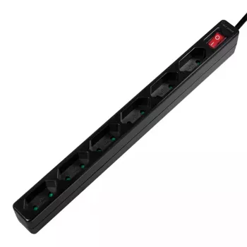 Listwa zasilająca LogiLink LPS232B 1,5m 6 gniazd AC wewnętrzna czarna