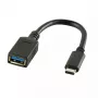 Kabel USB LogiLink USB C - USB A 0.15m CU0098 Czarny