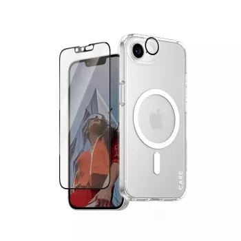 PanzerGlass CARE by ® Flagship 3-w-1 Bundle iPhone 16e odporny na zarysowania i wstrząsy