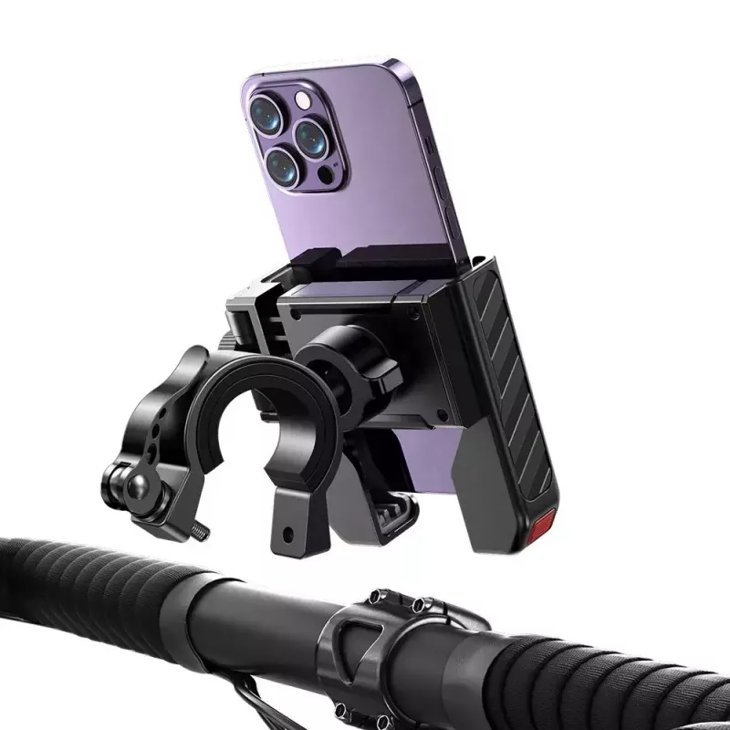 Uchwyt na telefon na motocykl Joyroom JR-ZS266 regulowany bezpieczny zacisk do kierownicy