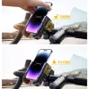 Uchwyt na telefon na motocykl Joyroom JR-ZS266 regulowany bezpieczny zacisk do kierownicy