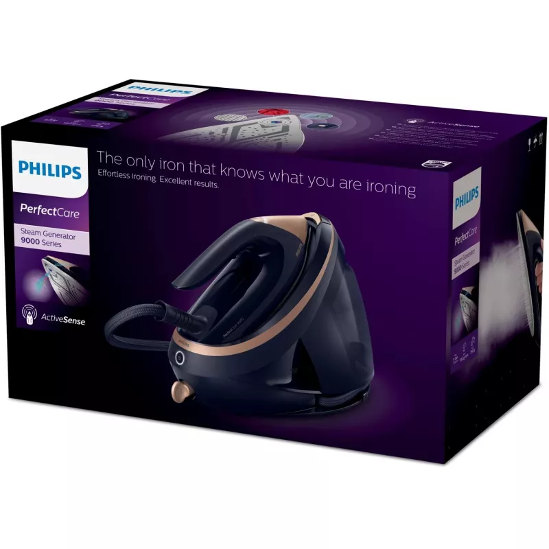 Stacja parowa Philips PSG9050/20 — 3100 W, odłączany zbiornik 1,8 l, 9 bar, stopa SteamGlide Elite