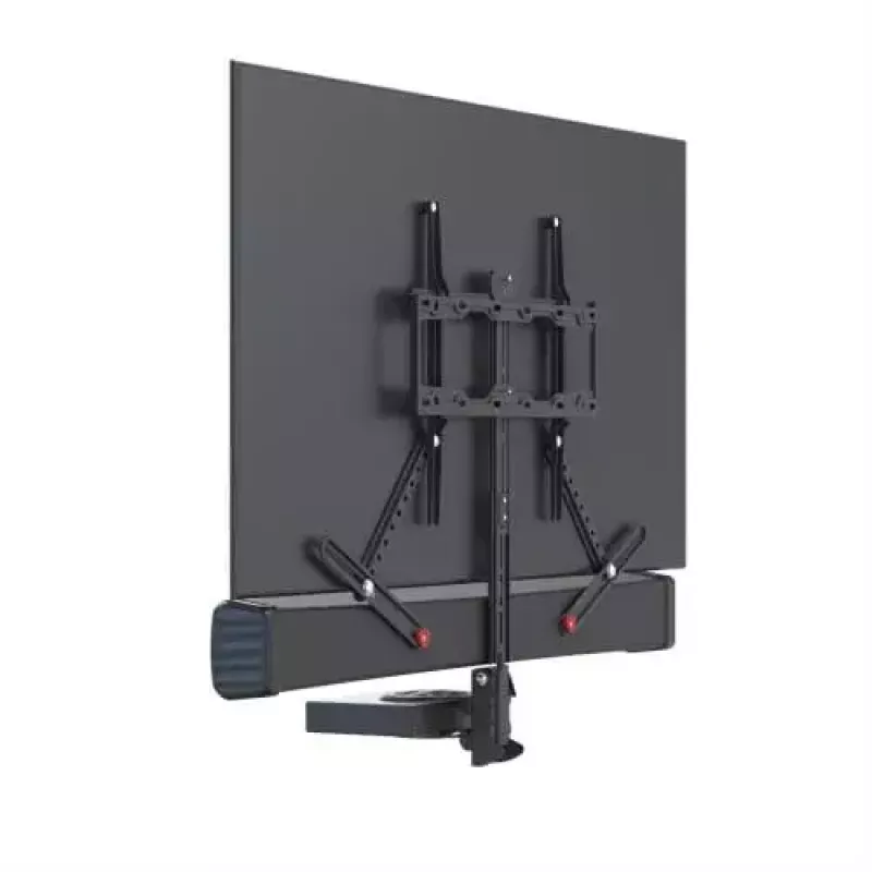 Półka na sprzęt AV Barkan E850, 1 półka, czarna, wysokość 565 mm, udźwig 6,5 kg