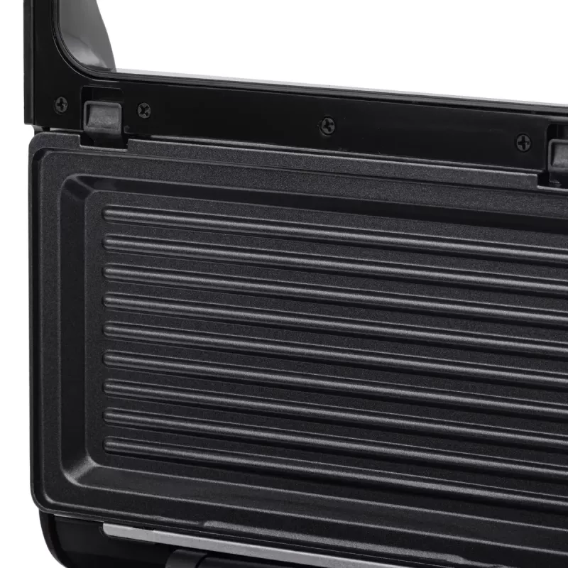 Opiekacz do kanapek 2-w-1 Adler AD 3070b — 850 W, 2 płyty, czarny