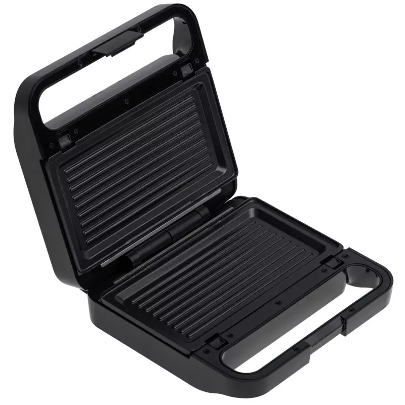 Opiekacz do kanapek 2-w-1 Adler AD 3070b — 850 W, 2 płyty, czarny