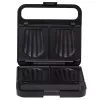 Opiekacz do kanapek 2-w-1 Adler AD 3070b — 850 W, 2 płyty, czarny