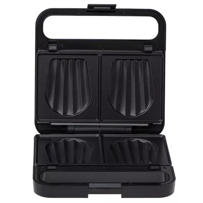 Opiekacz do kanapek 2-w-1 Adler AD 3070b — 850 W, 2 płyty, czarny