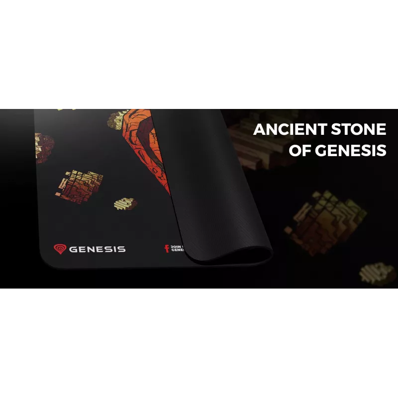 GENESIS Ancient Stone, Wielokolorowa, Obraz, Tkanina, Guma, Podkładka pod mysz dla graczy