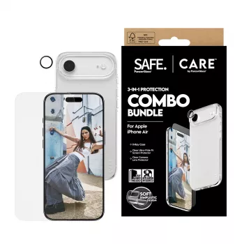 Zestaw folii ochronnej na ekran, aparat i tył PanzerGlass do iPhone 17 Air CR78718