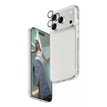 PanzerGlass 3-in-1 Combo Bundle dla iPhone 17 Pro CR40572 — ochrona ekranu, osłona aparatu i etui