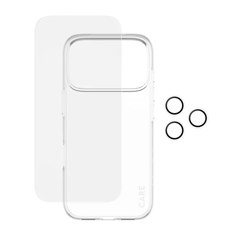 PanzerGlass 3-in-1 Combo Bundle dla iPhone 17 Pro CR40572 — ochrona ekranu, osłona aparatu i etui