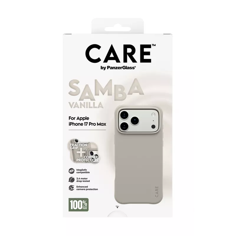 Etui PanzerGlass CARE by Fashionable Case Samba Vanilla z MagSafe iPhone 17 Pro Max