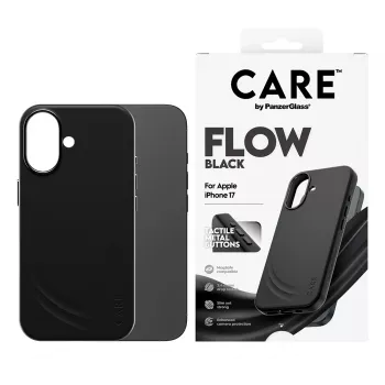 Etui ochronne PanzerGlass CARE Feature FLOW Case czarne z MagSafe do iPhone 17