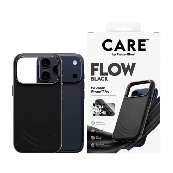 Etui ochronne PanzerGlass CARE by Feature FLOW Case czarne z MagSafe dla iPhone 17 Pro
