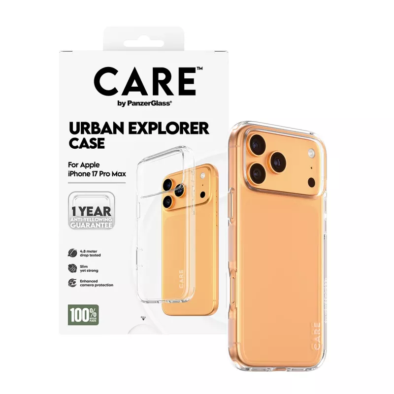Etui ochronne PanzerGlass CARE Urban Explorer Transparent dla iPhone 17 Pro Max