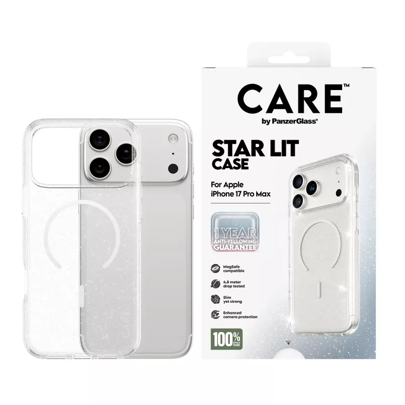 Etui PanzerGlass CARE by Flagship Case Urban Explorer Star Lit biały MagSafe iPhone 17 Pro Max