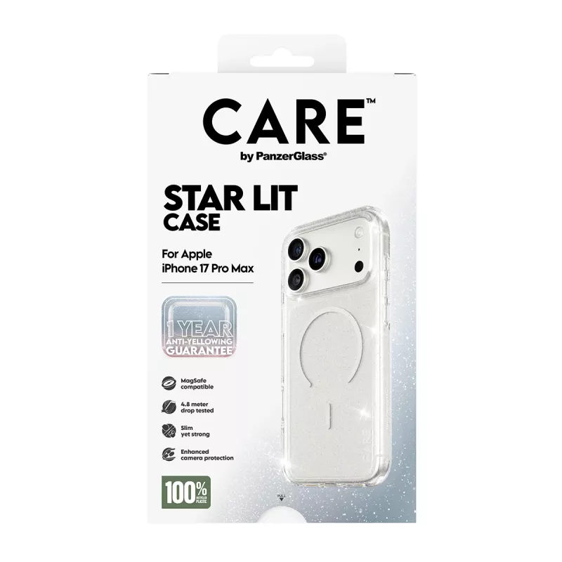 Etui PanzerGlass CARE by Flagship Case Urban Explorer Star Lit biały MagSafe iPhone 17 Pro Max