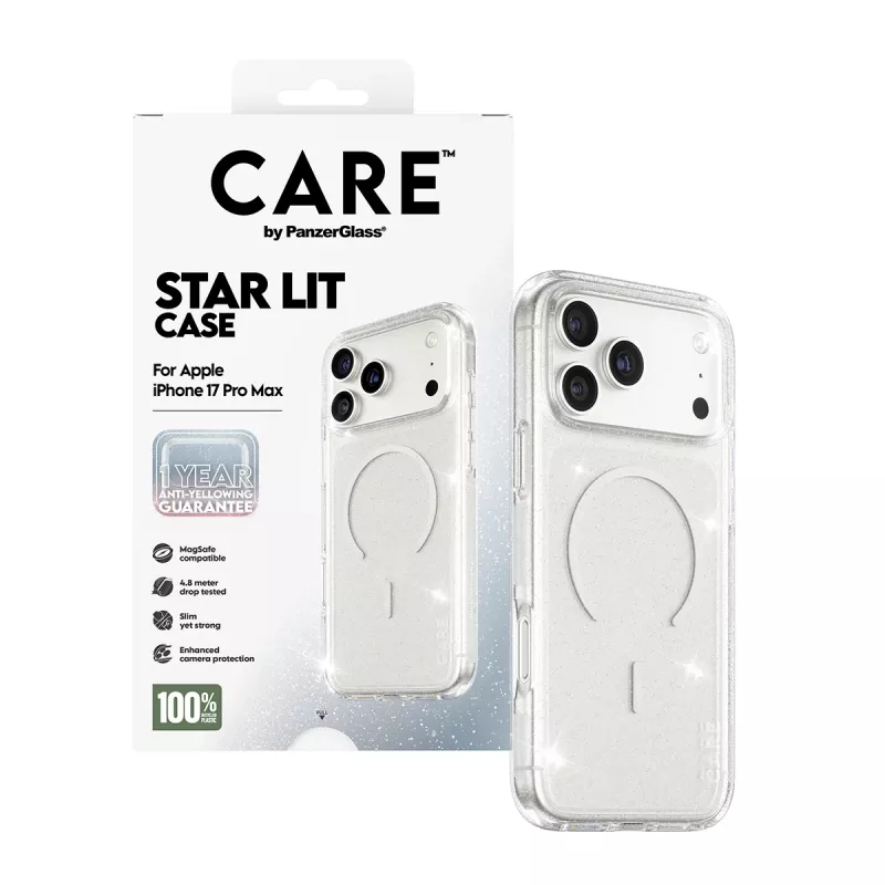 Etui PanzerGlass CARE by Flagship Case Urban Explorer Star Lit biały MagSafe iPhone 17 Pro Max