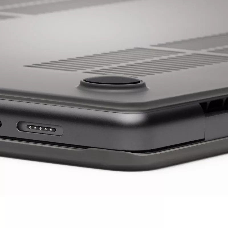 Hardshell Case Zagg dla MacBook Pro 14 M3/M2/M1 — wykończenie Smoke, zatrzaskowa osłona ochronna