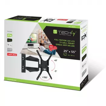 Techly ICA-PLB 271M uchwyt/stojak TV 132,1 cm (52 cale) Czarny