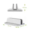 Podstawka pod laptop TECHLY Vertical Aluminum Notebook Stand srebrny dla maks. 17 cali (96×150×48 mm, 580 g)