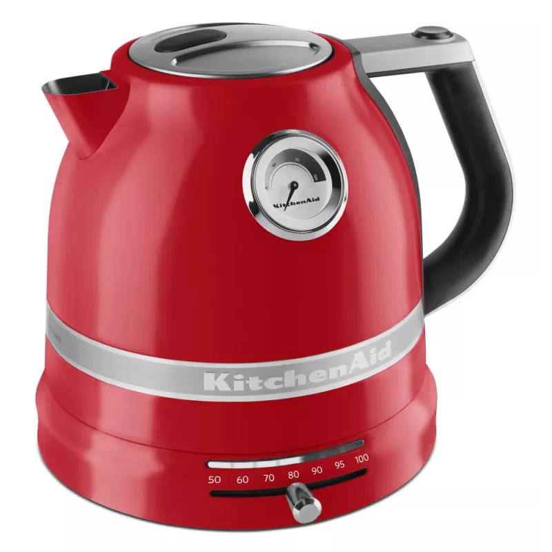 Czajnik elektryczny KITCHENAID 1,5 l 2400 W, stal nierdzewna/aluminium, 7 ustawień temperatury, Imperialna czerwień