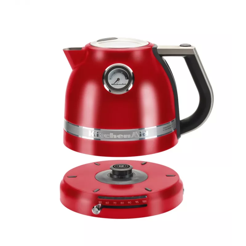 Czajnik elektryczny KITCHENAID 1,5 l 2400 W, stal nierdzewna/aluminium, 7 ustawień temperatury, Imperialna czerwień